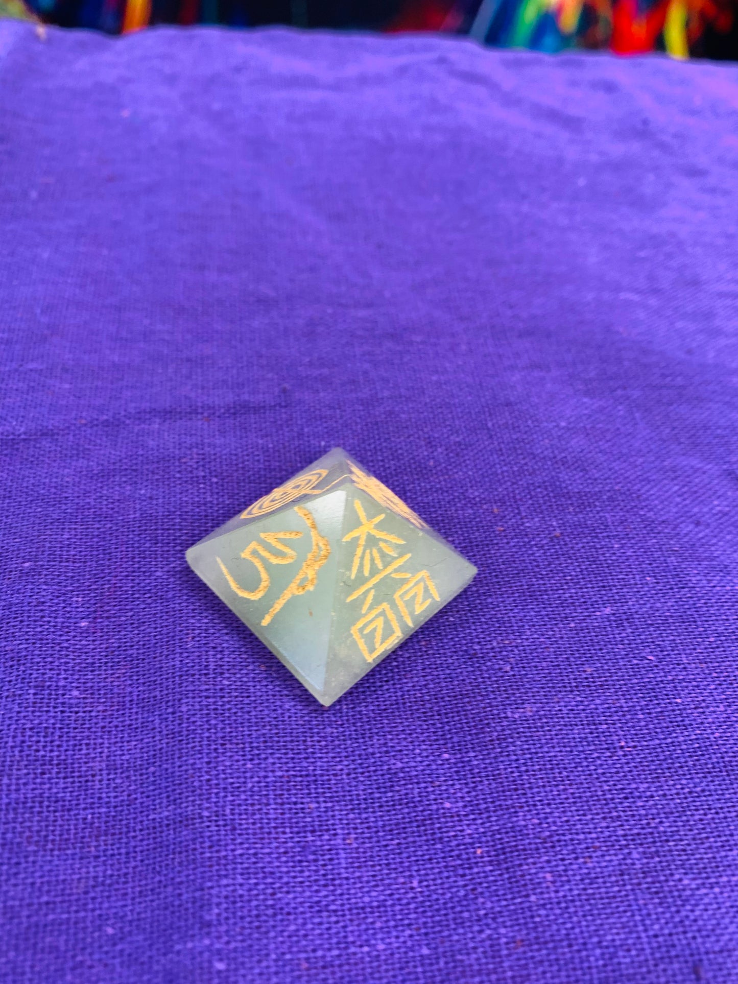 BOHO NATURAL STONE PYRAMID # 12211