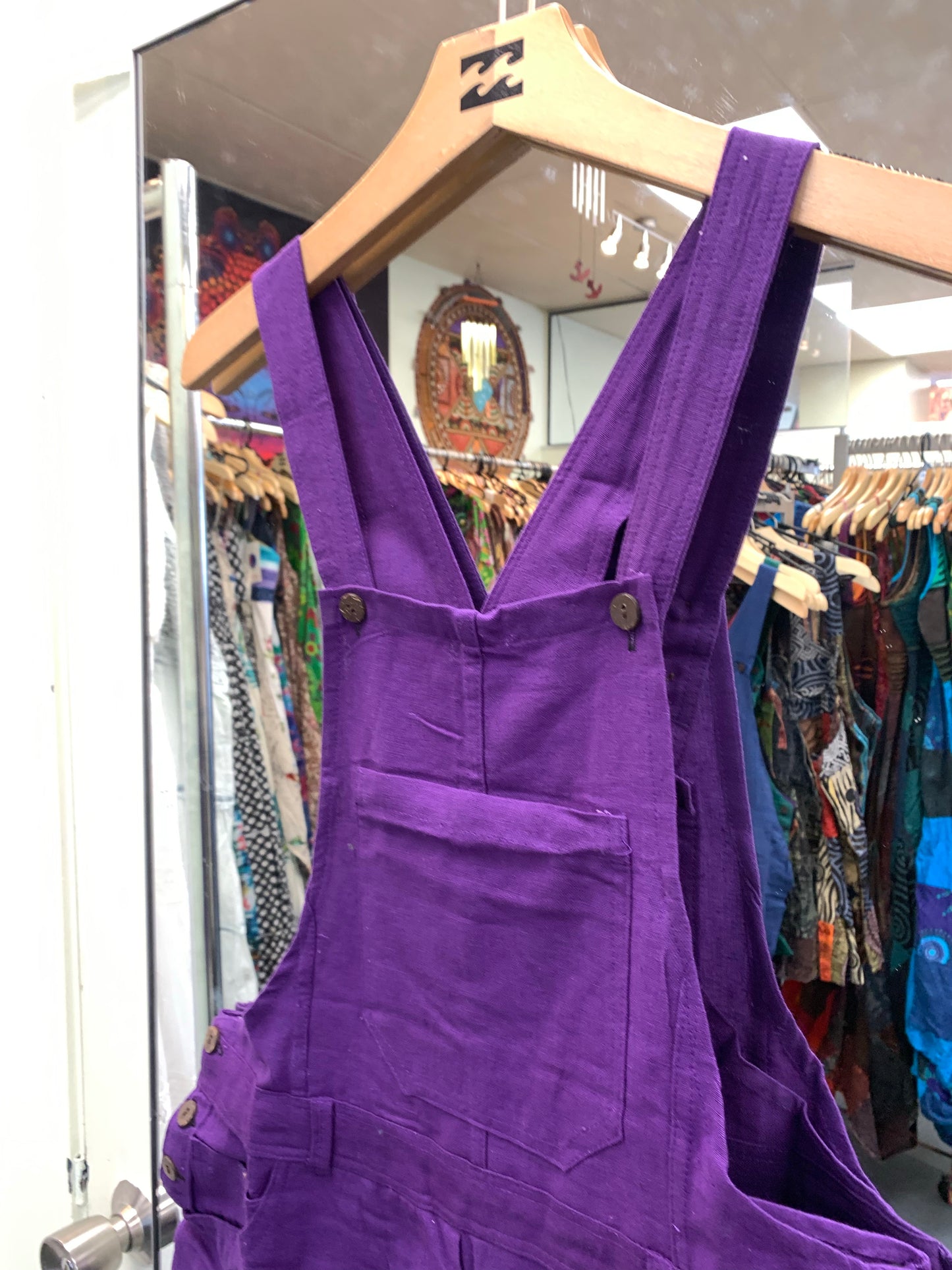 Bohemian style handcrafted Overall Shorts #436