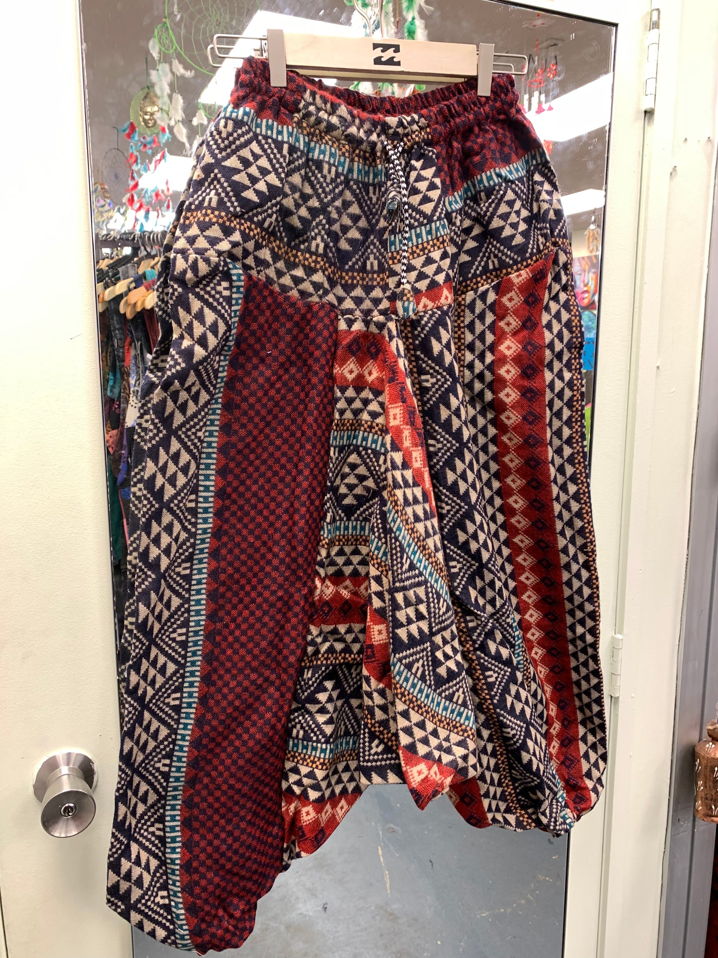 HANDCRAFTED WARM DROP CROTCH PANTS #665559