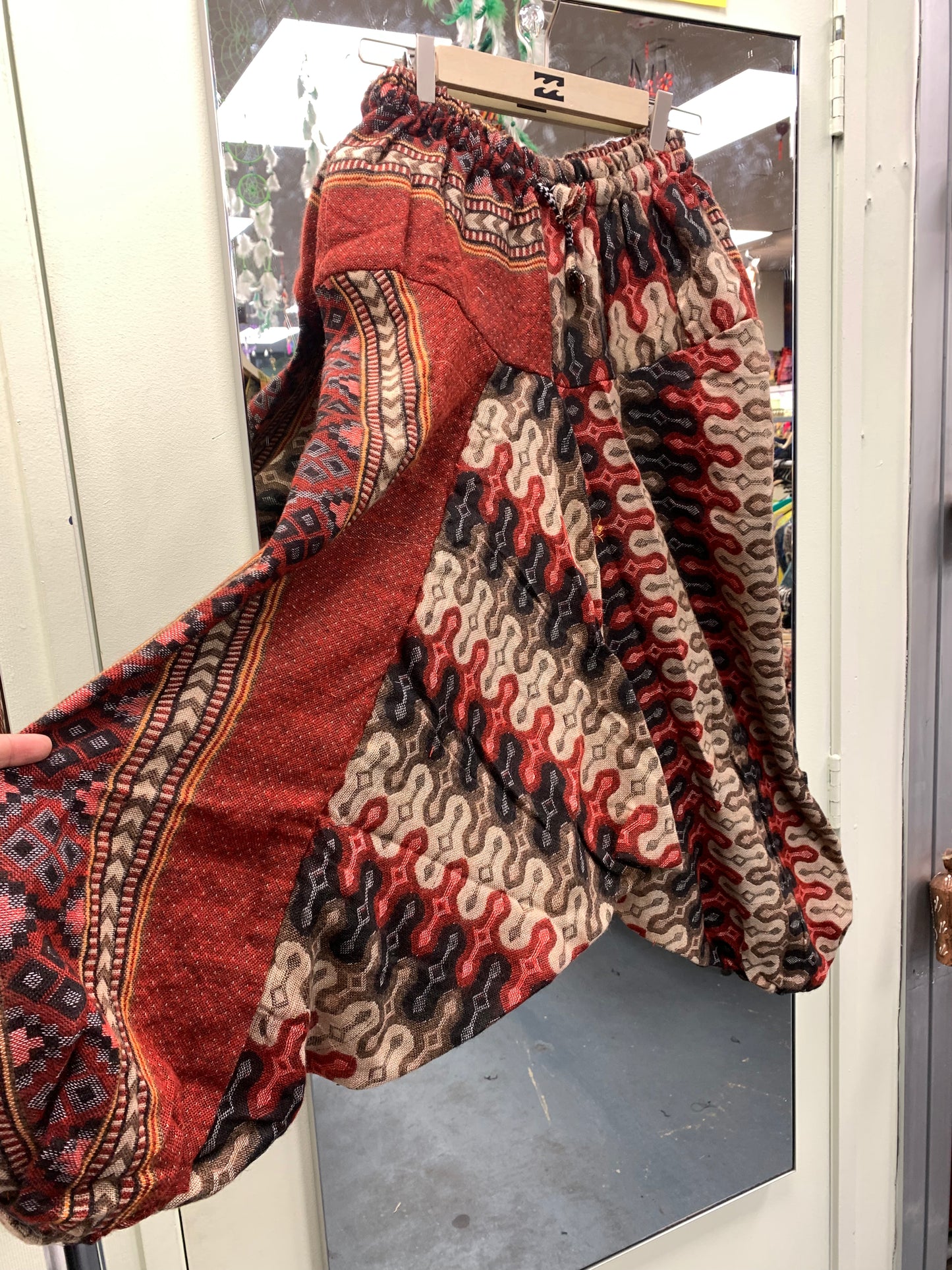 HANDCRAFTED WARM DROP CROTCH PANTS #665558