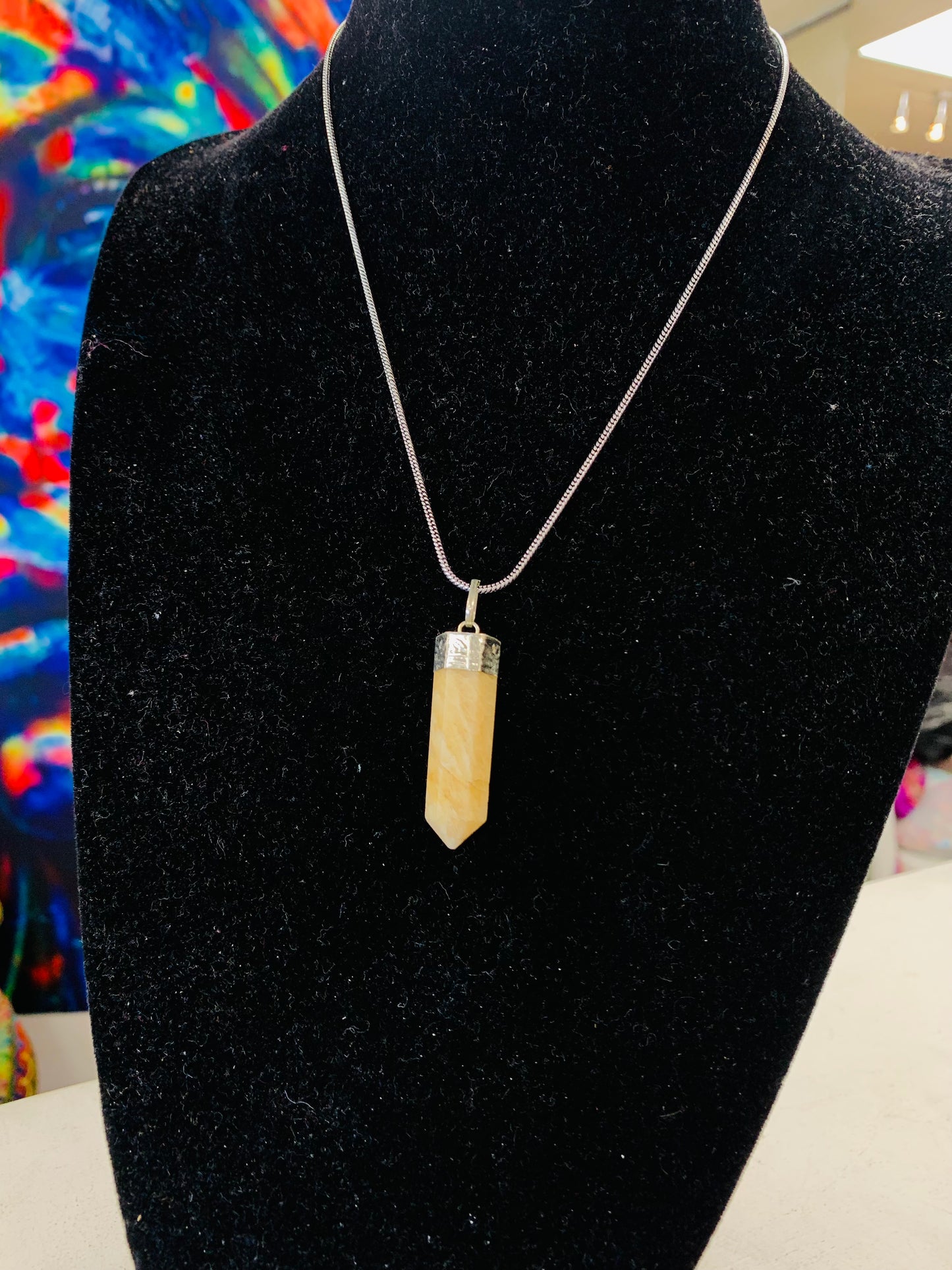 BOHEMIAN STYLE HANDCRAFTED BULLET PENDANT #64