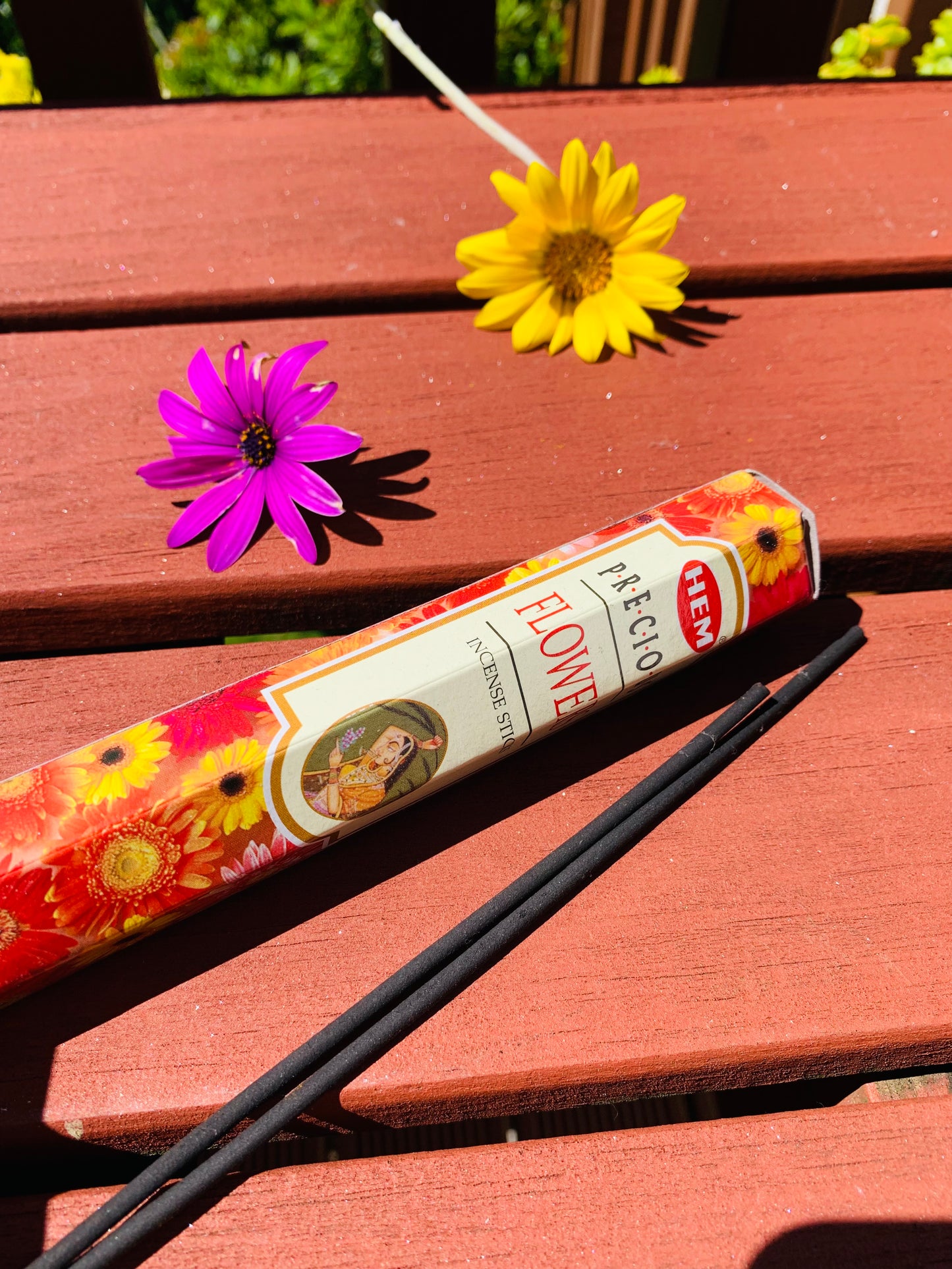 Flower Boho style handcrafted  incense sticks #0672