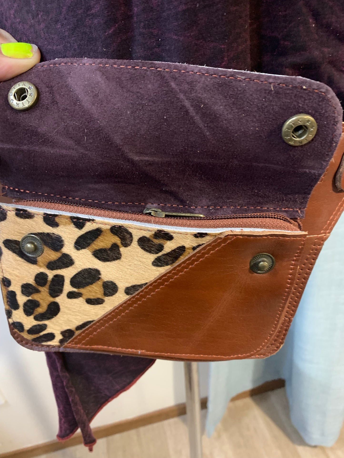 BOHEMIAN STYLE HANDCRAFTED UNISEX GENUINE LEATHER BUM BAGS #2135