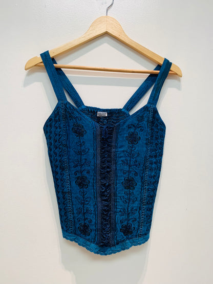 Bohemian Handcrafted Crop Top #CRTOP1006