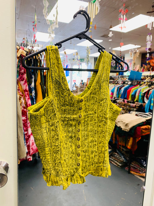 Bohemian Handcrafted Crop Top #CRTOP103