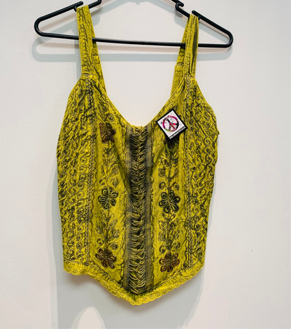 Bohemian Handcrafted Crop Top #CRTOP1006