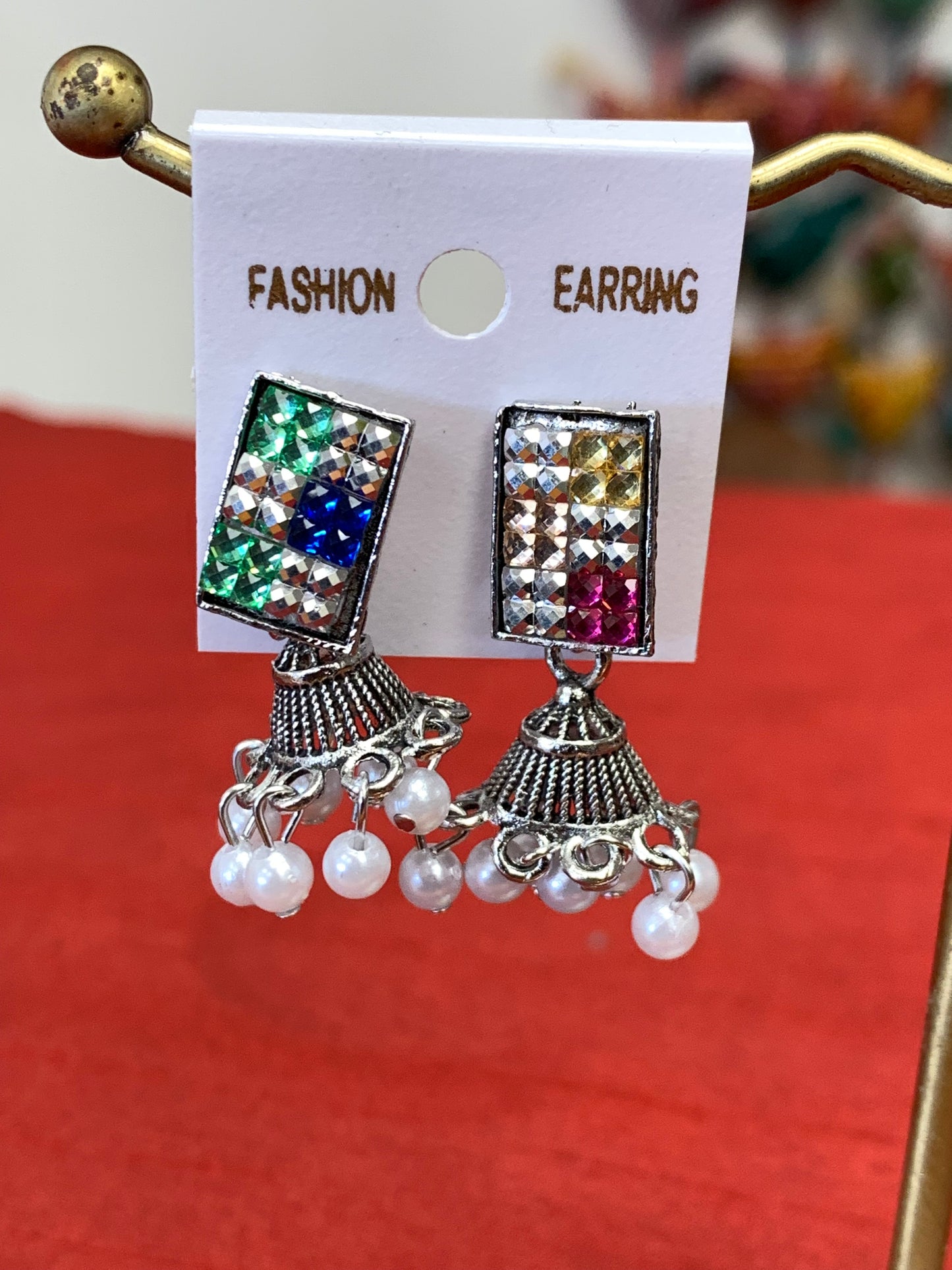 BOHEMIAN HANDCRAFTED JHUMKA EARRINGS #EAR155