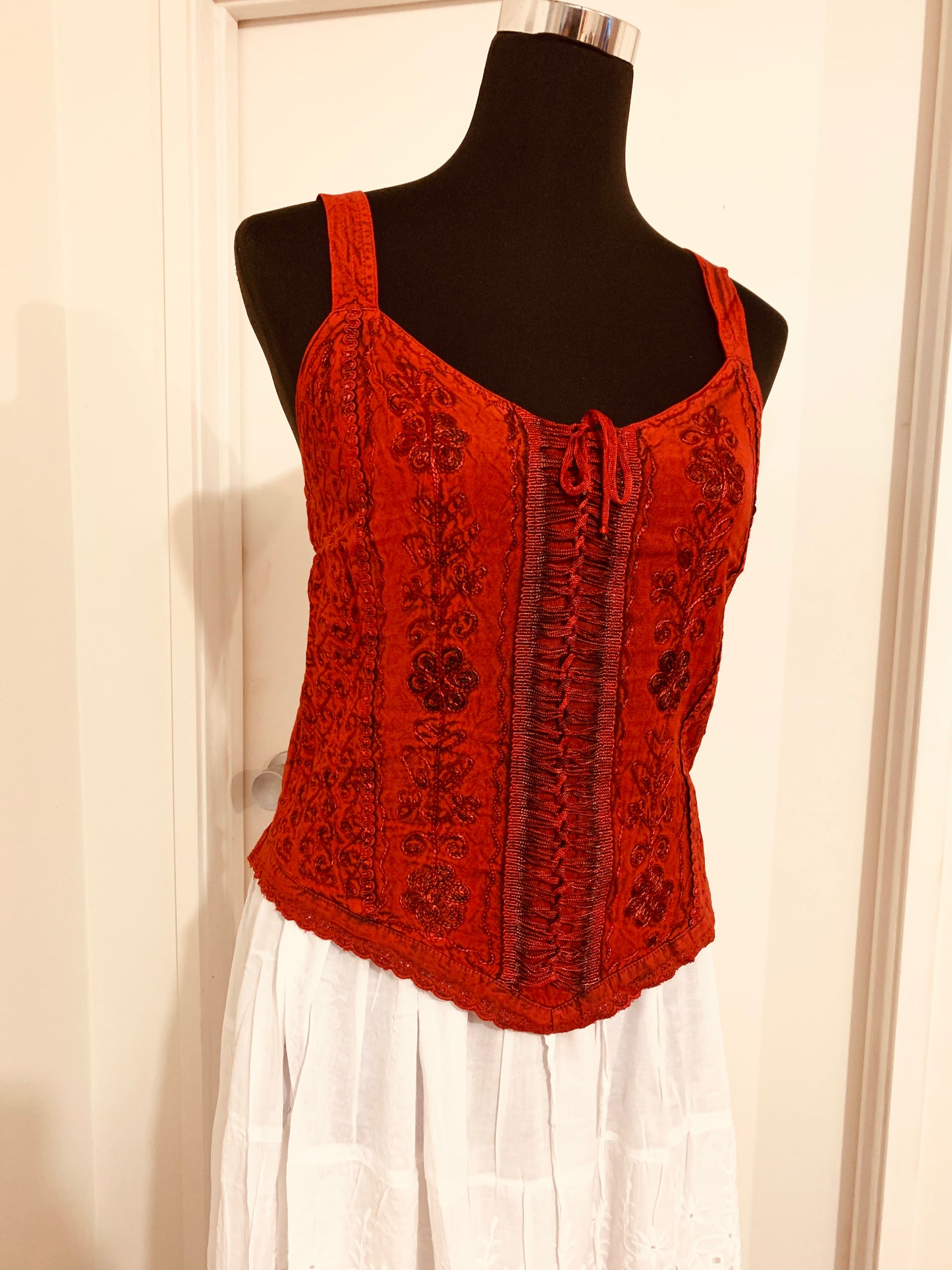 Boho Style Handcrafted Corset Style Top #CRTOP101