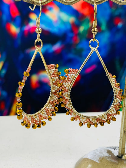 BOHEMIAN HANDCRAFTED AZTEC EARRINGS #EAR120