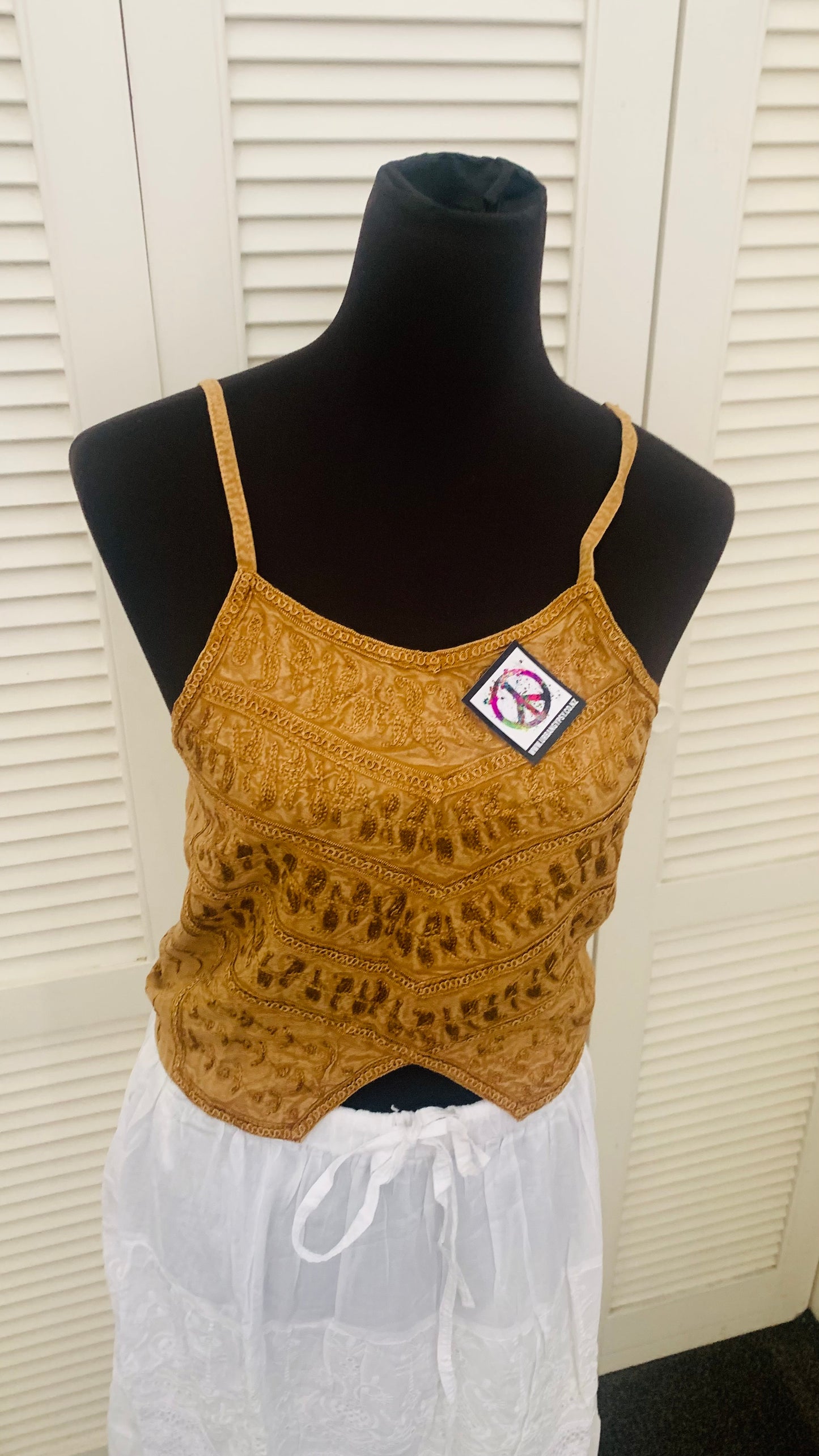 Bohemian Handcrafted Crop Top #CRTOP1002