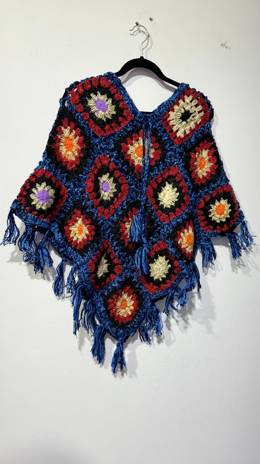 Handcrafted Crochet poncho #38
