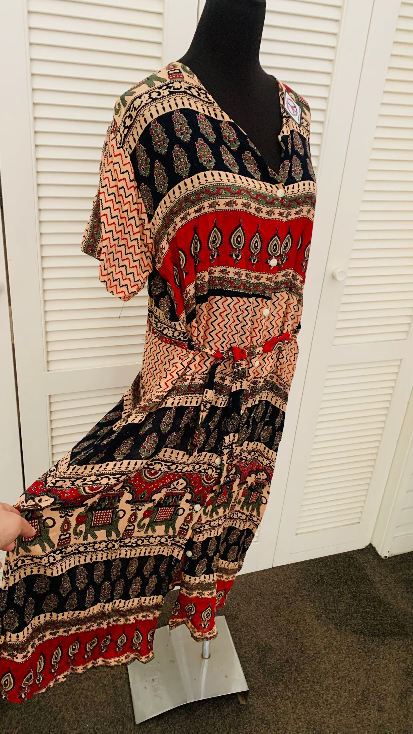 Bohemian style handcrafted Kimono #4881