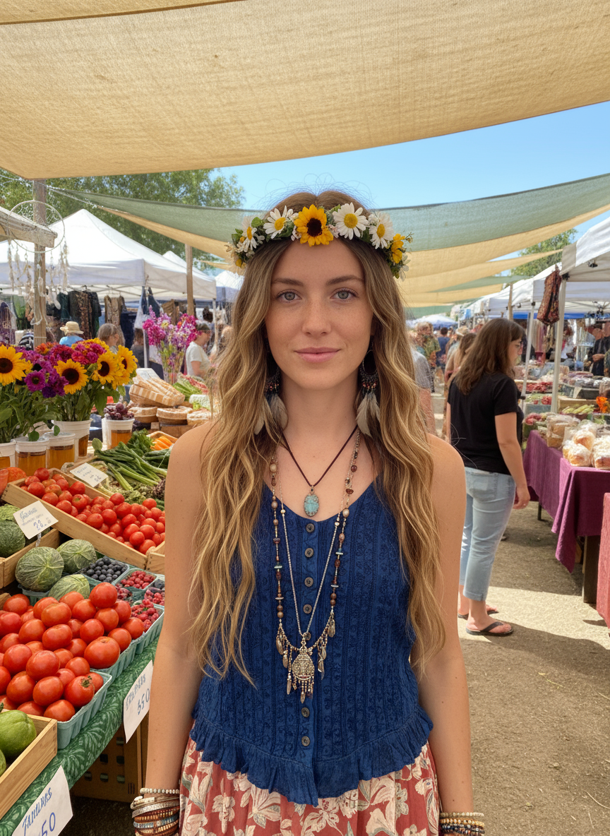 Bohemian Handcrafted Waist coat Crop Top #CRTOP103