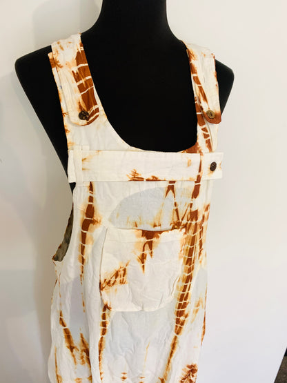 Bohemian Handcrafted Tie Dye Overalls/ Dungree #JUM137