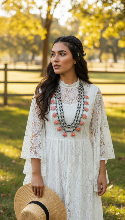 HANDCRAFTED 3 STRANDS NECKLACE #A212