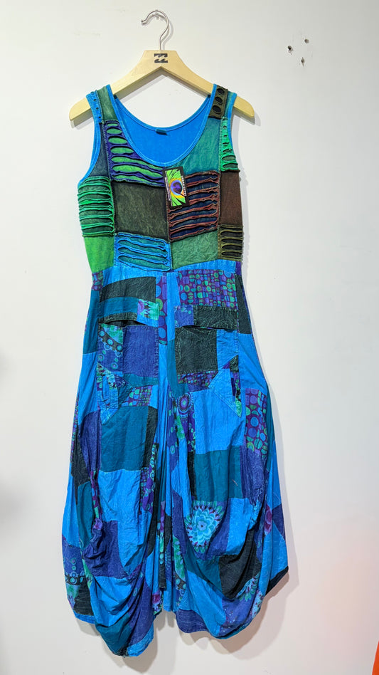 BOHO HANDCRAFTED HIPPIE DRESS #50677
