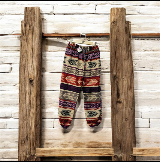 HANDCRAFTED HIPPIE WOOLLEN PANTS# 11122