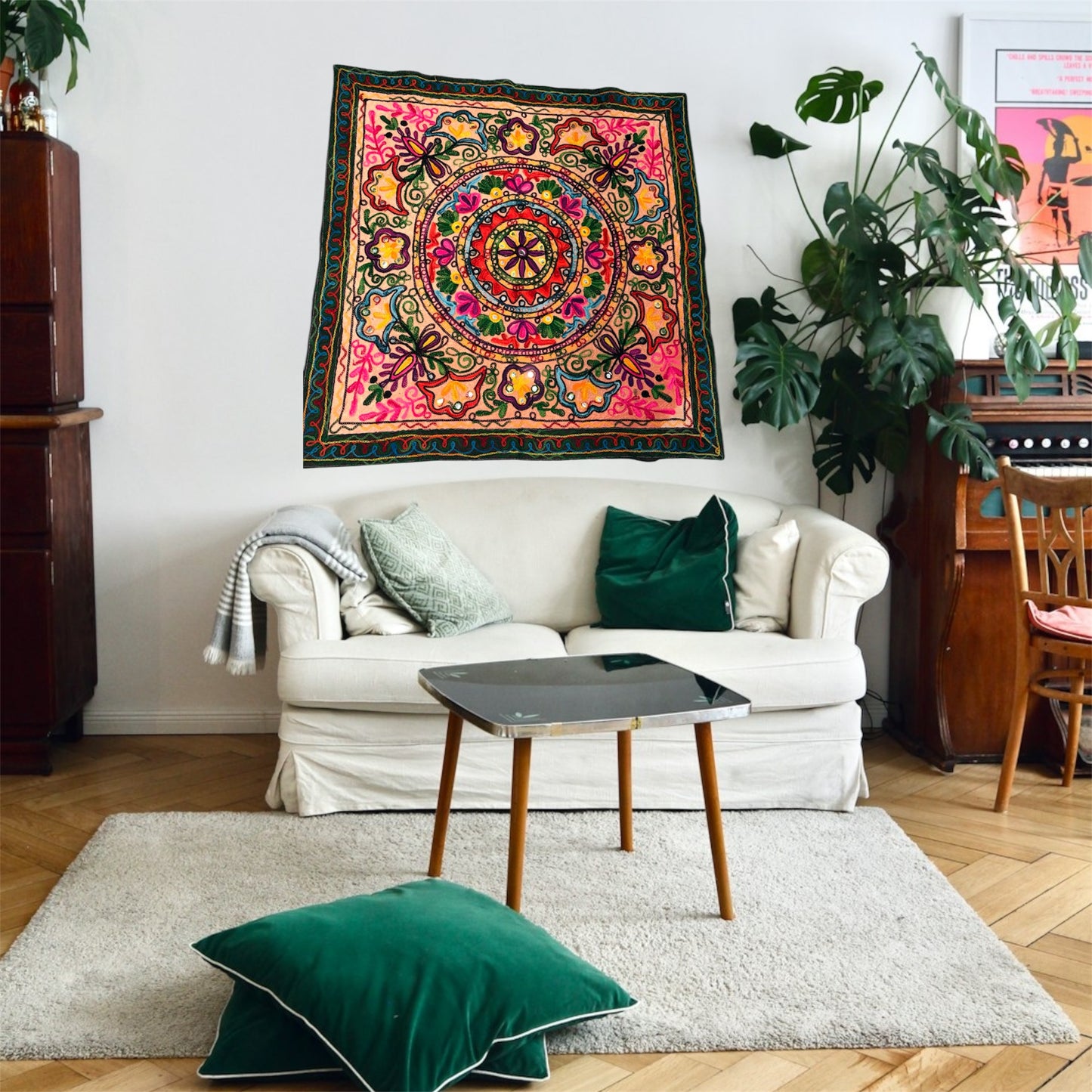 Bohemian style handcrafted table Runners #077517