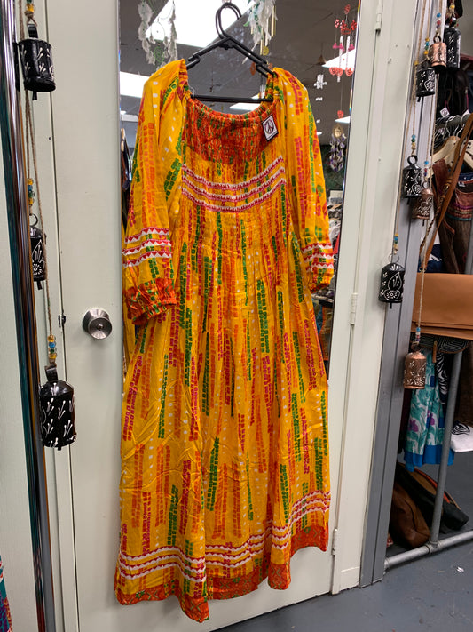 Bohemian handcrafted Maxi dress # DRE320
