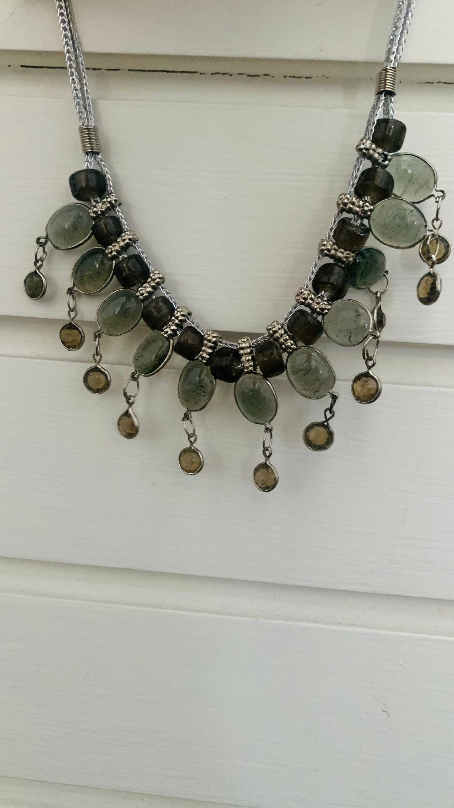 BOHEMIAN STYLE HANDCRAFTED BEADS NECKLACE # NECK2230