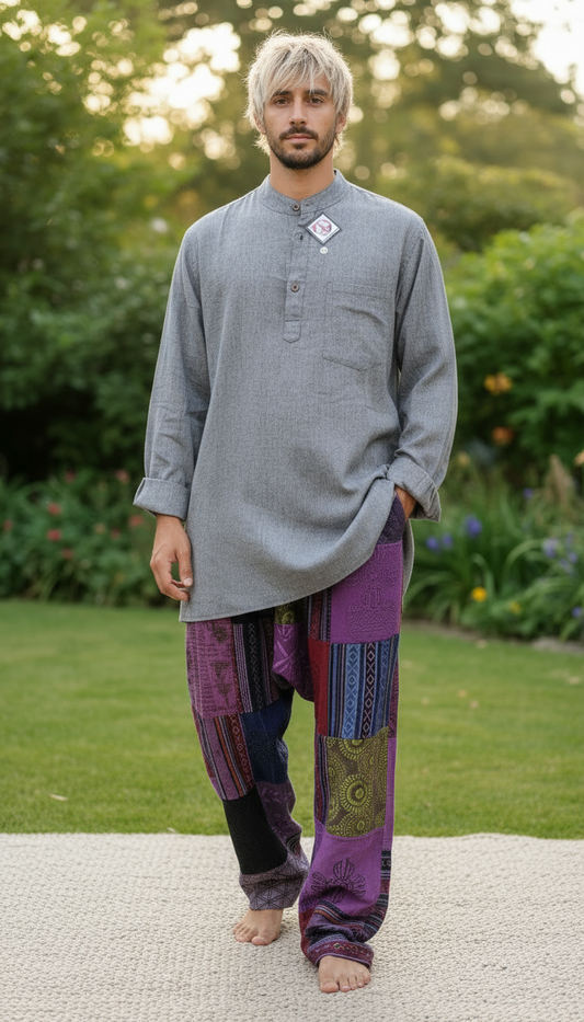 Handcrafted cotton Kurta / Shirt # 75446