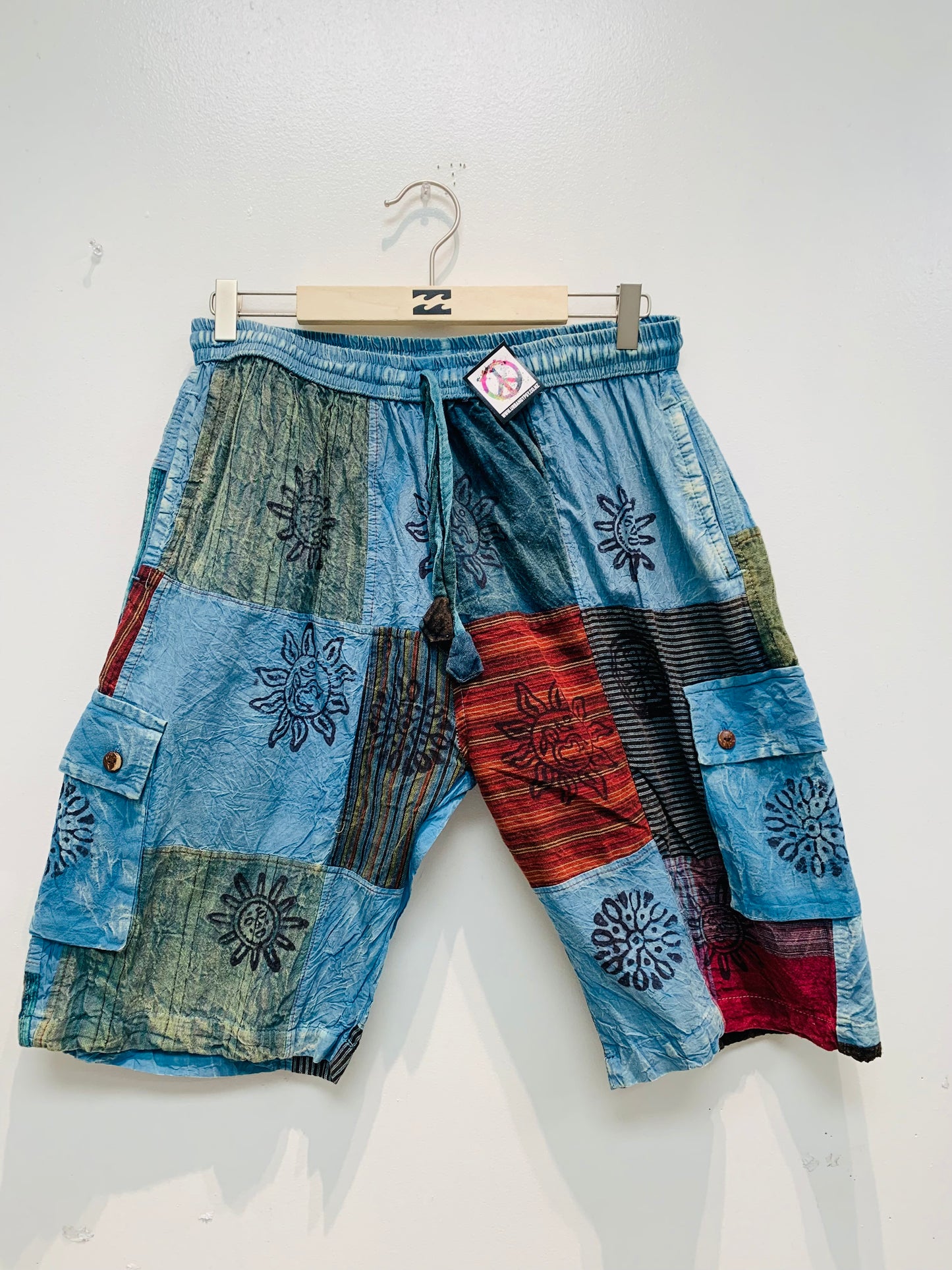 Bohemian Handcrafted Bermuda unisex shorts # SHO4423