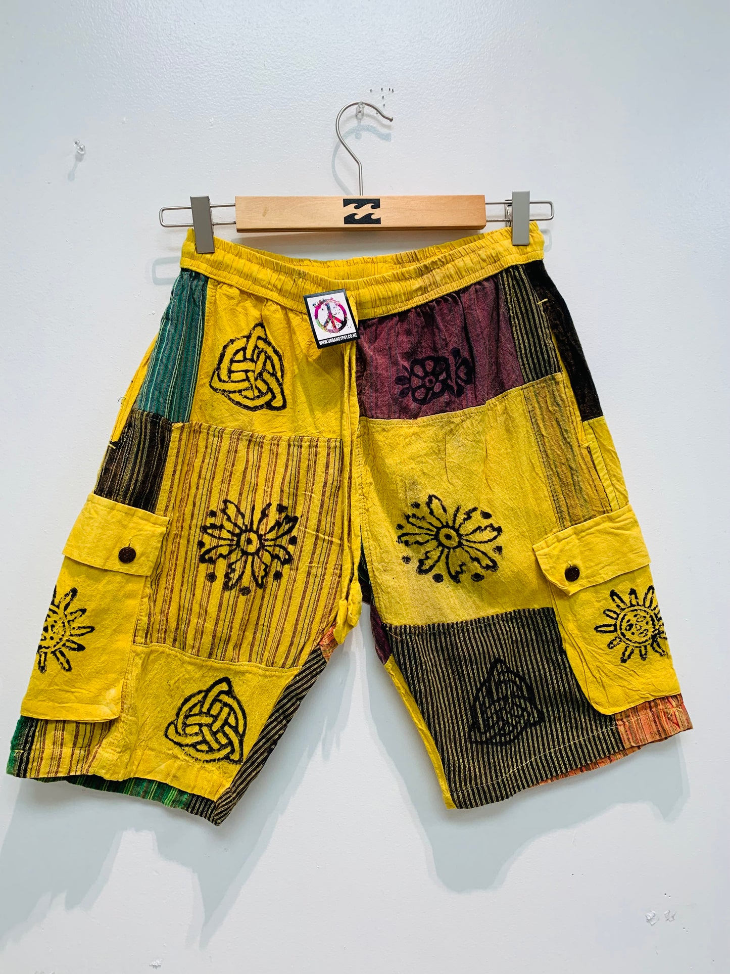 Bohemian Handcrafted Bermuda unisex shorts # SHO4422