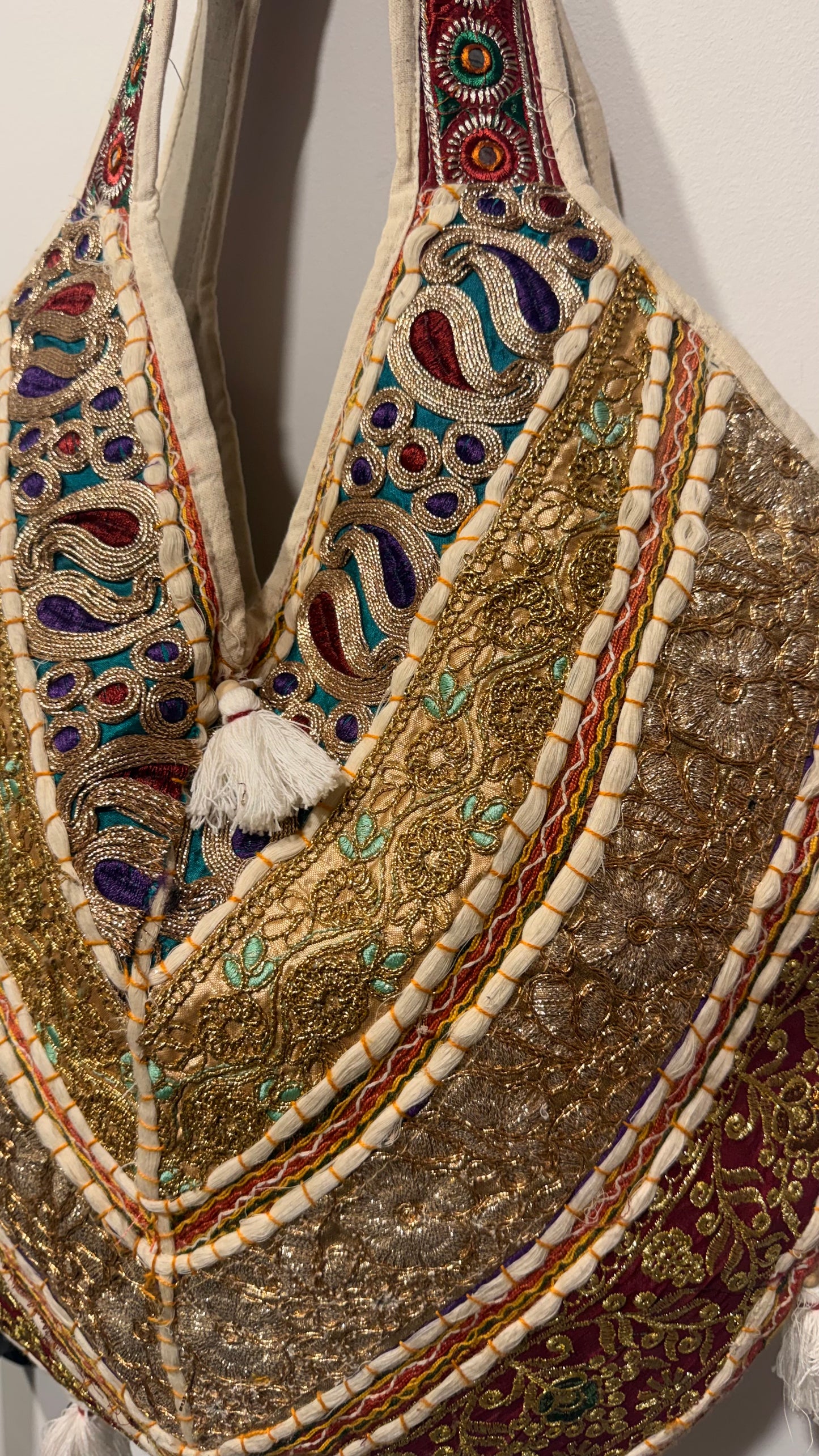 BOHEMIAN HANDCRAFTED TOTE BAG #7784