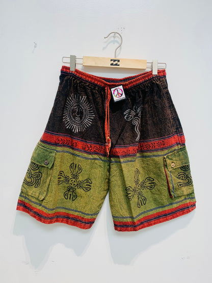 Bohemian Handcrafted Bermuda unisex shorts # SHO4417