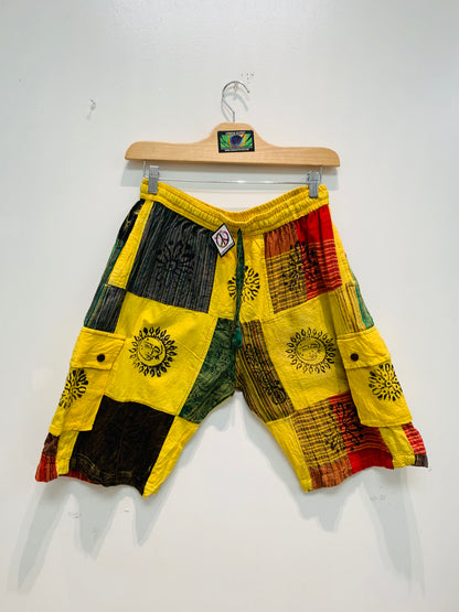 Bohemian Handcrafted Bermuda unisex shorts # SHO4423