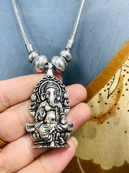 BOHEMIAN STYLE HANDCRAFTED GANESHA NECKLACE #NECK38