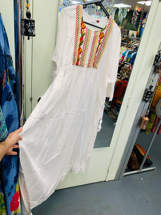 Bohemian handcrafted Long Maxi dress # DRE311