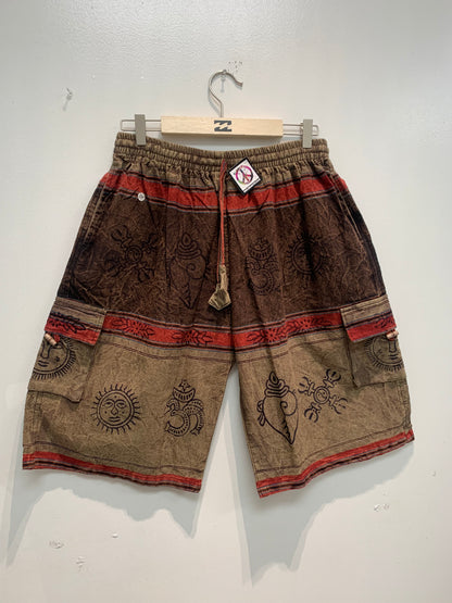 Bohemian Handcrafted Bermuda unisex shorts # SHO4418