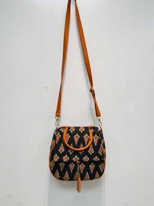 BOHEMIAN STYLE HANDCRAFTED PU LEATHER HANDBAG # 3359