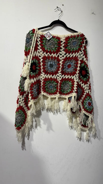 Handcrafted Crochet poncho #37
