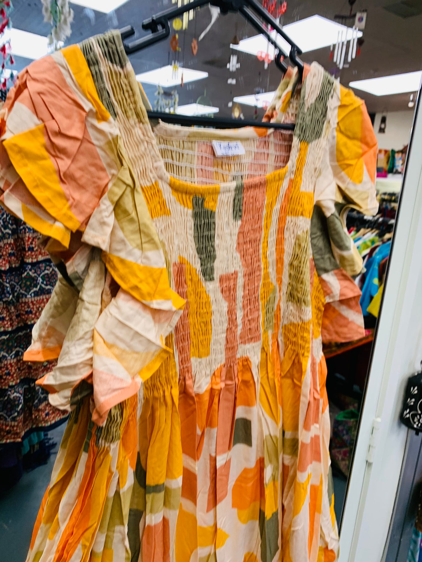 Bohemian handcrafted Maxi dress # DRE318
