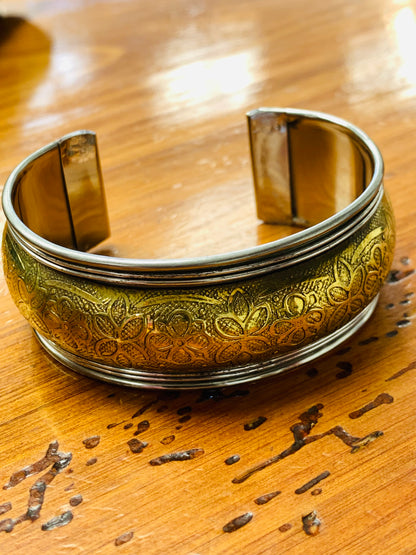 BOHEMIAN STYLE HANDCRAFTED HAND CUFF BANGLE  # CUFF1185