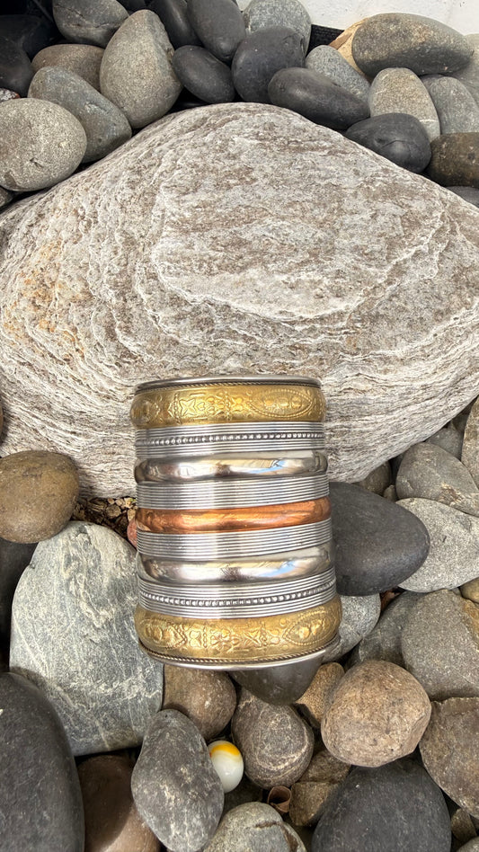 BOHEMIAN STYLE HANDCRAFTED HAND CUFF BANGLE  # CUFF1220