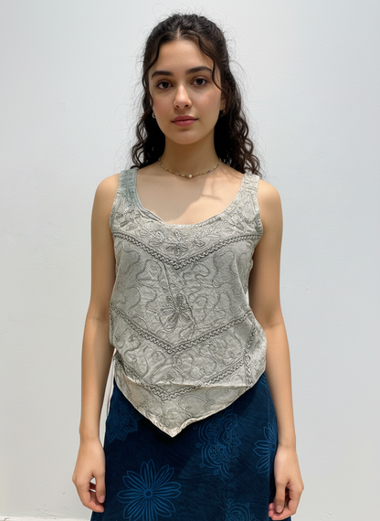Bohemian Handcrafted Crop Top #CRTOP106
