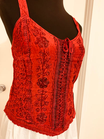 Boho Style Handcrafted Corset Style Top #CRTOP101