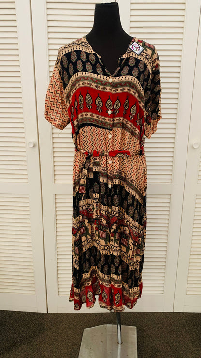 Bohemian style handcrafted Kimono #4881