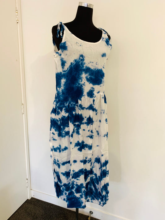 Bohemian handcraftedTie Dye dress # DRE308