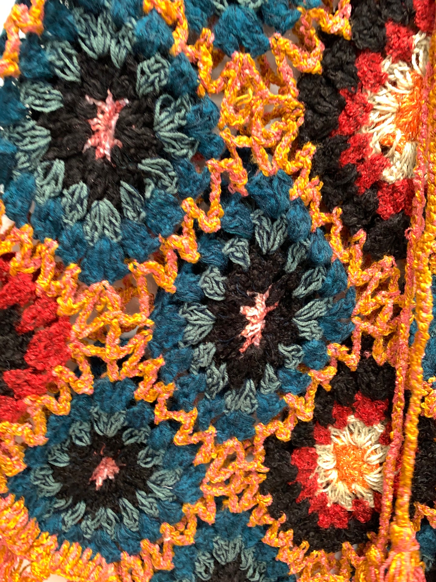 Boho handcrafted Crochet poncho #332264