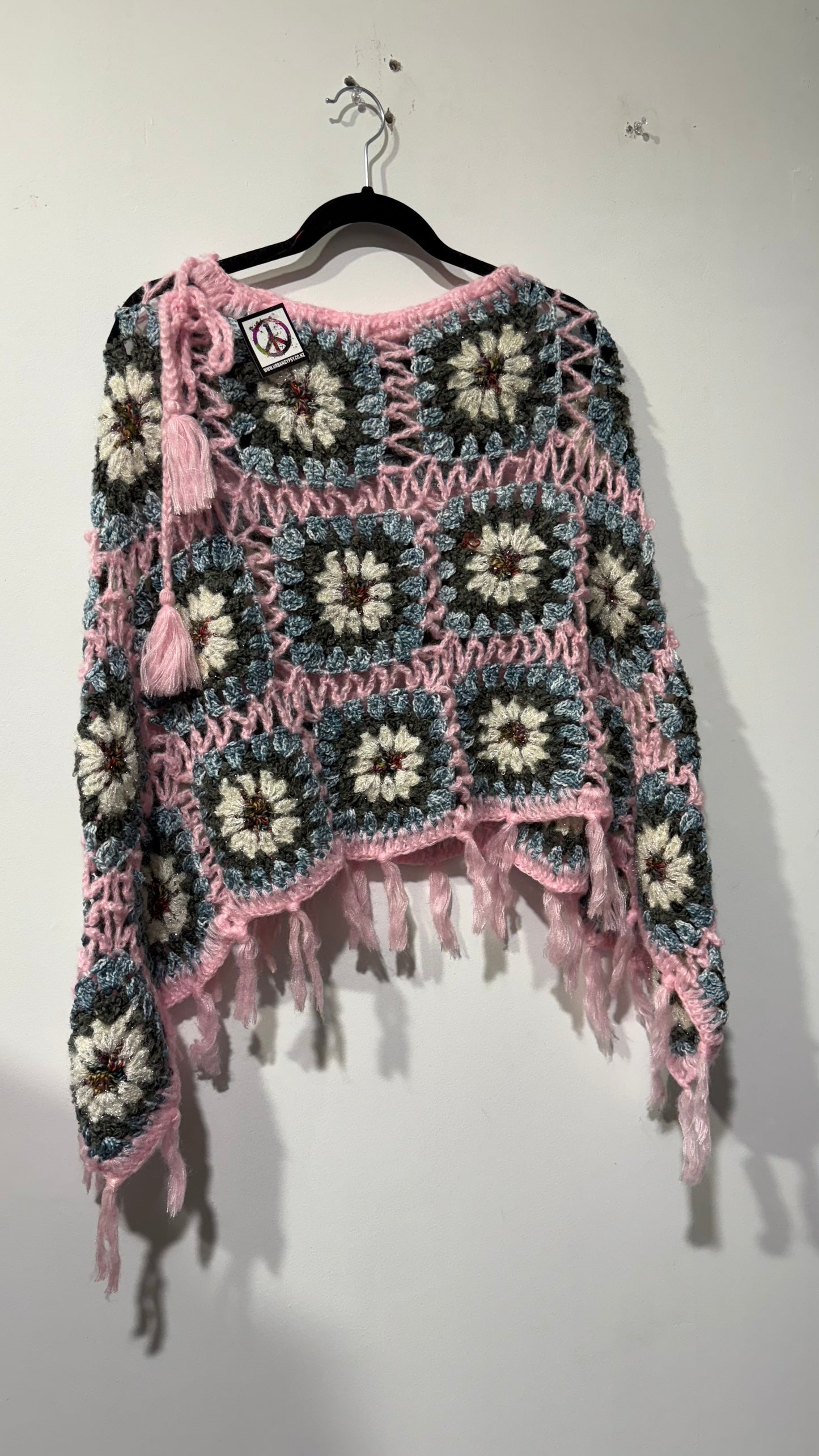 Handcrafted Crochet poncho #32