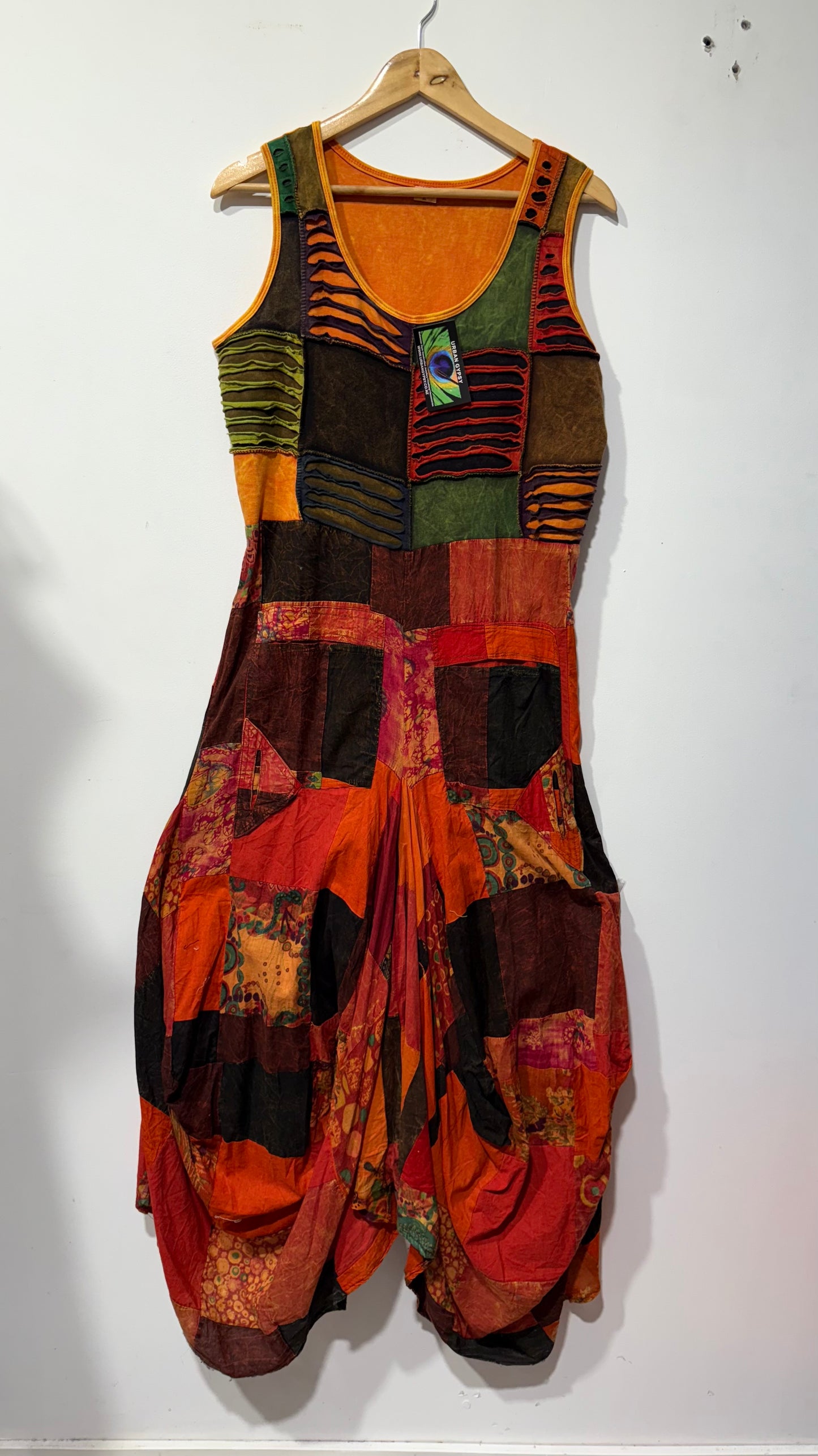 BOHO HANDCRAFTED HIPPIE DRESS #50677
