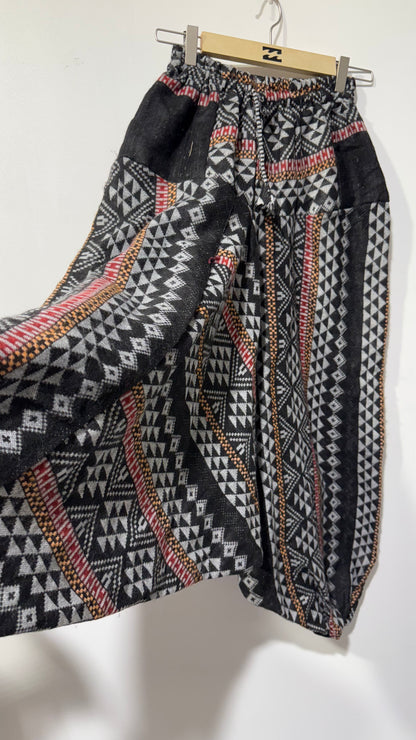 HANDCRAFTED WARM DROP CROTCH PANTS #WOOL2123