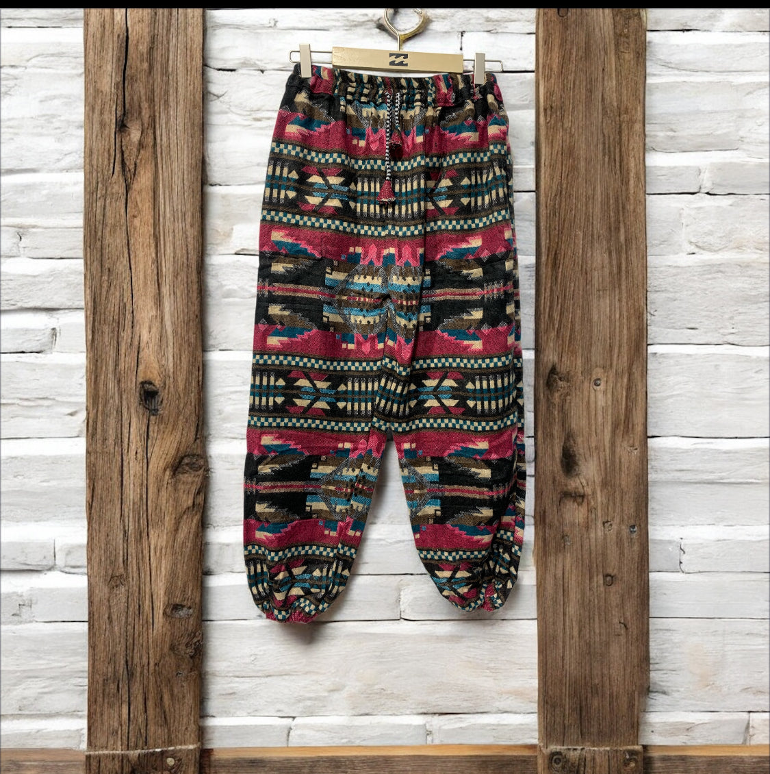 HANDCRAFTED HIPPIE WOOLLEN PANTS# 11125