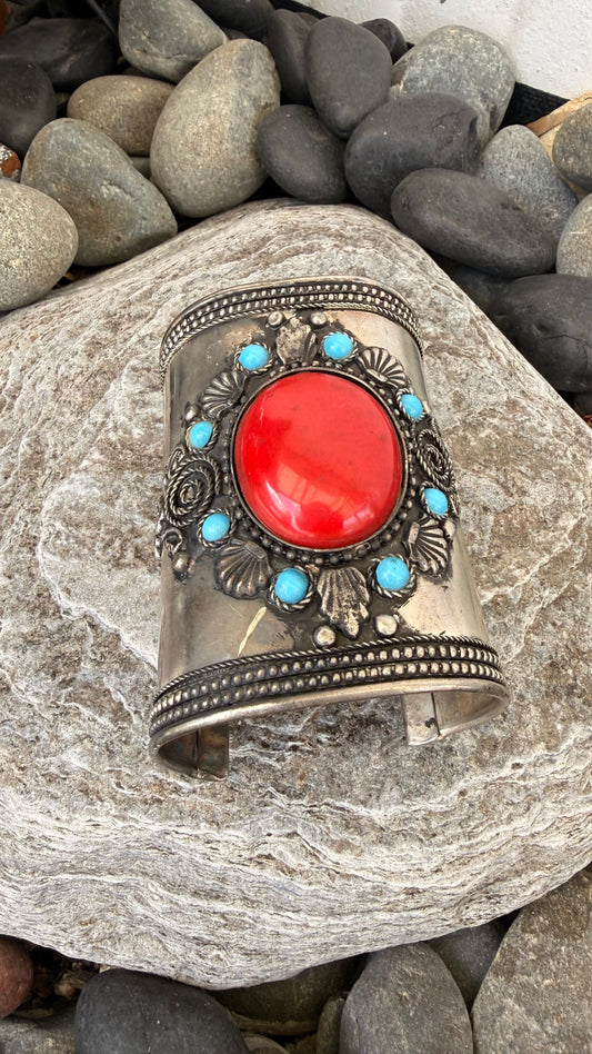 BOHEMIAN STYLE HANDCRAFTED HAND CUFF BANGLE  # CUFF1206