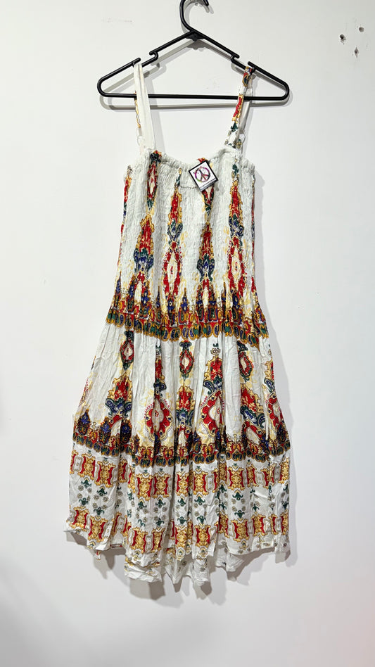 Bohemian style handcrafted dress #DRE4649