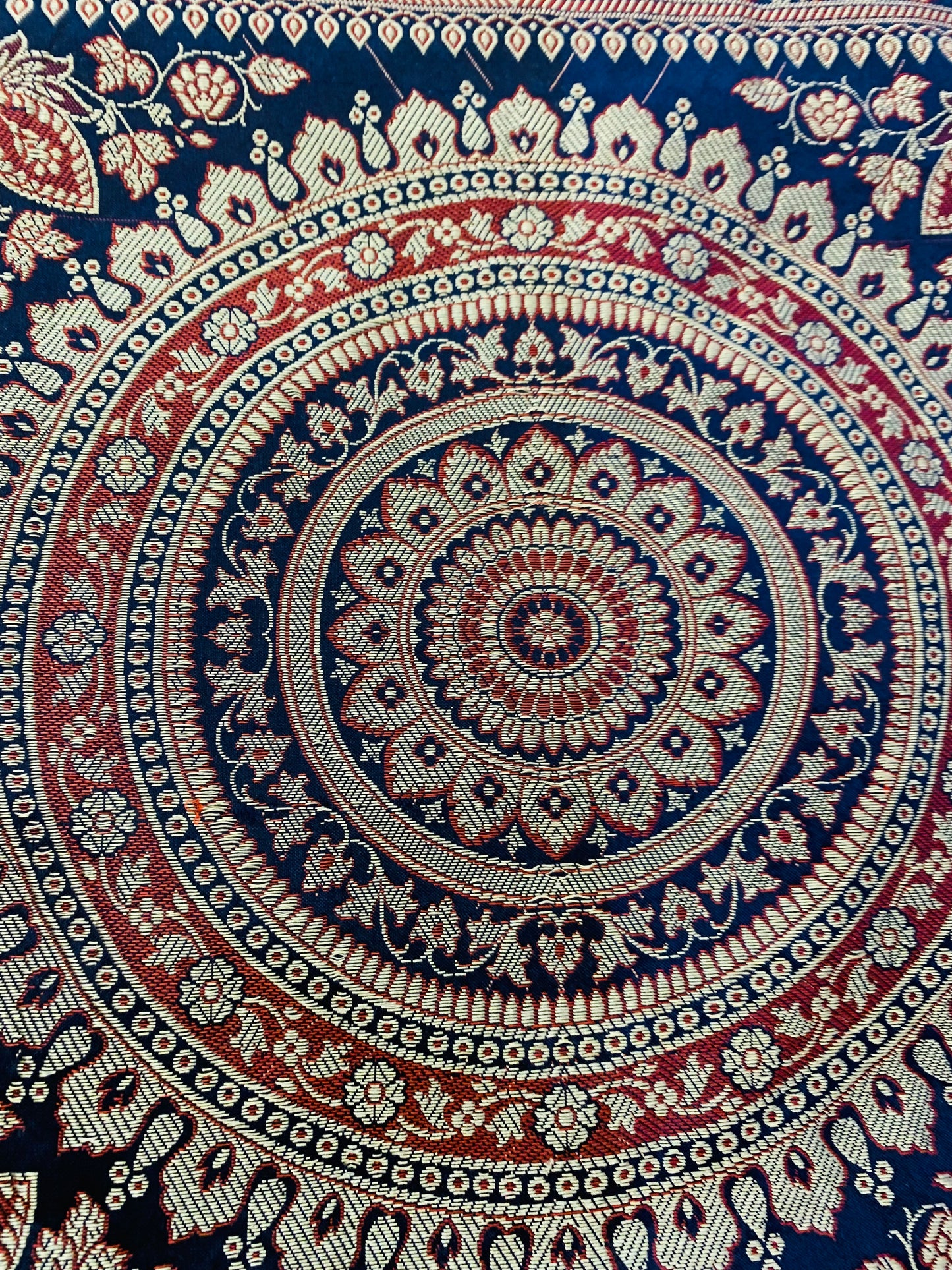Boho style handcrafted ethnic Mandala cushion cover #792009